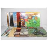 10 VTG records-The Beach Boys,John Denver, etc