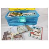 Storage Box full of Scrapbook Decor