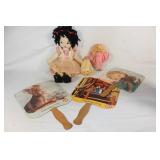 Doll Lot - StoryBook Doll, Cloth/Advertising Fans