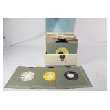 Vintage Box full of 45s