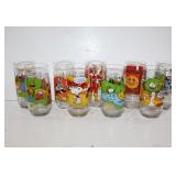 Set of 8 vintage Mcdonalds drinking glasses