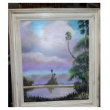 Highwaymen Style coastal scene by Jerry Chaput