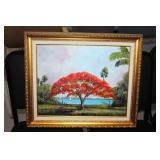 Highwaymen Style coastal scene by Jerry Chaput