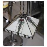 Hanging stain glass light