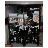 Hand carved Oriental room divider