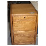 Wooden filing cabinet-with keys