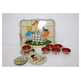 RARE 1940s Ohio Art Elaine Ends Time set