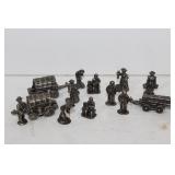 Lot of Pewter figurines-13