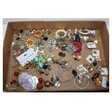 Large lot of misc. Costume jewelry