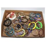 Large lot of misc. Costume jewelry