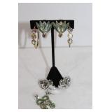 Lot of four pairs of Vintage inspired earrings