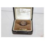 Sterling monogramed ring-ACE size 8