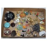 Large lot of mixed costume jewelry