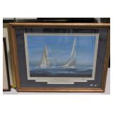 Yachts of the American Cup Framed special edition