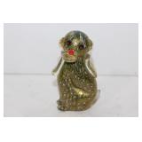 Vintage Murano Glass dog