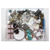 Large lot of costume mixed jewelry pieces