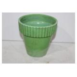 Akro Agate green slag glass plater