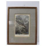 Vintage Picturesque America print framed
