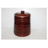 MarCrest ovenproof usa Brown glazed cookie jar