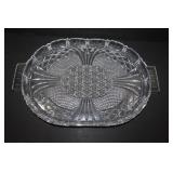 Hospitality serving tray,24% Lead Crystal