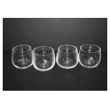 4 Pan American Airways vintage small glasses