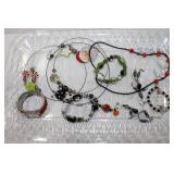 Large lot of Halloween/Christmas jewelry