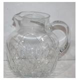 Block hand Blown Crystal pitcher