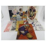 1930s-1950s Football Programs