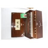 Vintage Harmonium with Book