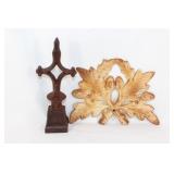 Pair of Cast Iron Metal Pieces