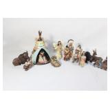 Native American Nativity Scene
