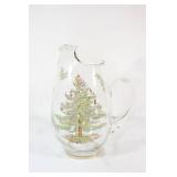 Spode Glassware Christmas Tree Pitcher