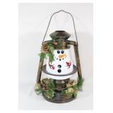 Vintage Style Snowman Lantern - BO - Works