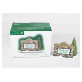 Department 56 Welcome To Dicken's Village Sign