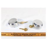 Two Master locks with keys