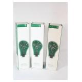 Department 56 City Lit Bare Branch Tree - set of 3