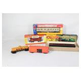 Lot of 5 Train Cars - Lighted Passenger, etc.