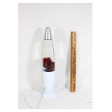 Glass and plastic lava lamp-untested