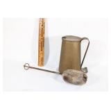 Antique Cape Cod Brass Fire Starter