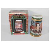 1997 Budweiser Holiday Beer Stein