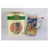 Budweiser Salutes Heros of the Hardwood Beer Stein