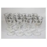 Libbey Silver Leaf Glasses