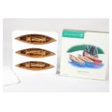 Department 56 Wooden Canoes