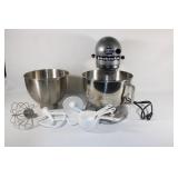 Kitchen Aid Classic Plus silver Mixing Bowl -works