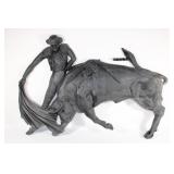 Large Wall Hanging Plastic Matador and Bull