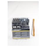 100 pc Evercraft scewdriver set