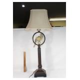 Large plaster? parrot lamp-works