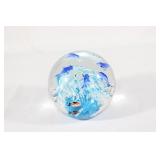 Made in Murano Italy Art Glass Fish Paperweight