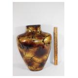 Large decorative glass vase