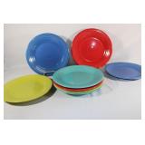 8 Fiesta Ware Dinner Plates - various Colors
